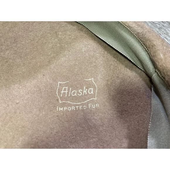 Vintage 1950’s Ladies Imported Alaskan Fur Pillbox Fascinator Hat Miss Howes - Picture 3 of 13